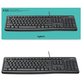 Logitech K120 Plug-and-Play USB Keyboard — 920-002478