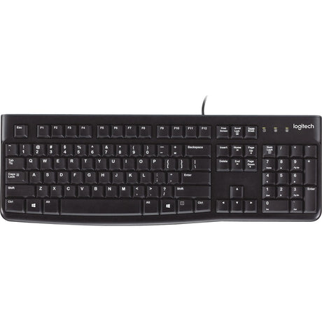 Logitech K120 Plug-and-Play USB Keyboard — 920-002478