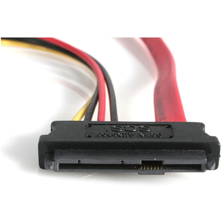 StarTech.com S18in SAS 29 Pin to SATA Cable with LP4 Power — SAS729PW18