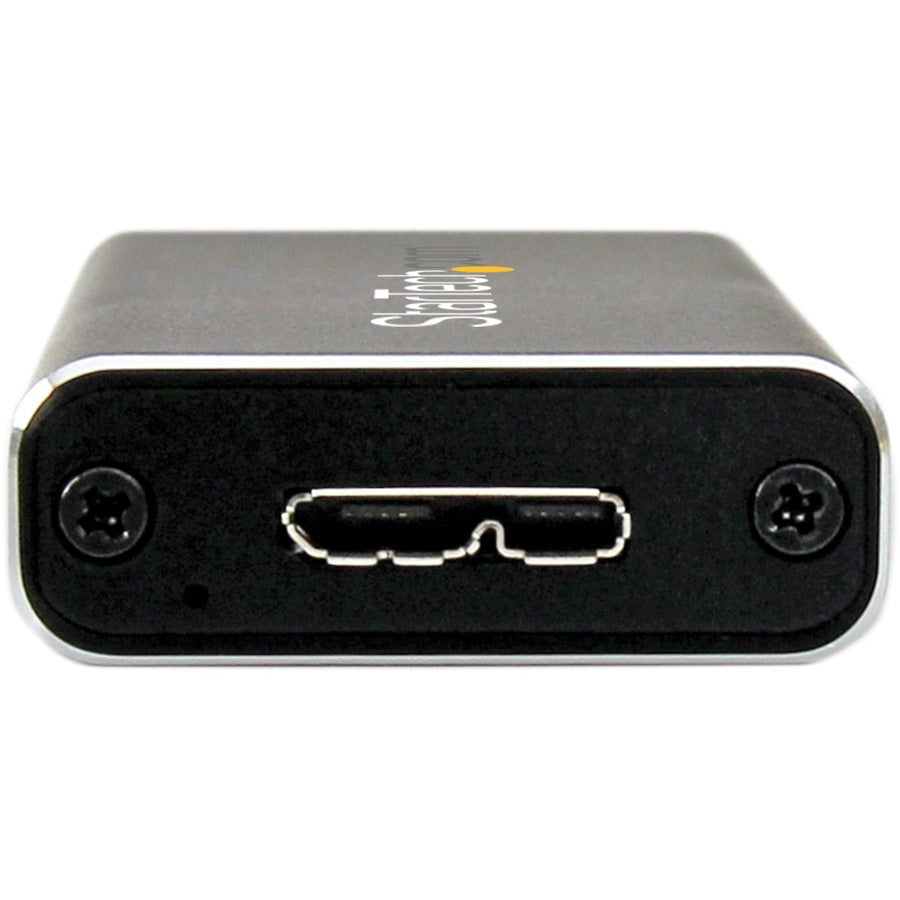 StarTech.com M.2 SSD Enclosure for M.2 SATA SSDs - USB 3.0 (5Gbps) with UASP - External M.2 SSD Enclosure - Aluminum — SM2NGFFMBU33