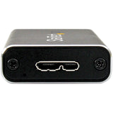 StarTech.com M.2 SSD Enclosure for M.2 SATA SSDs - USB 3.0 (5Gbps) with UASP - External M.2 SSD Enclosure - Aluminum — SM2NGFFMBU33