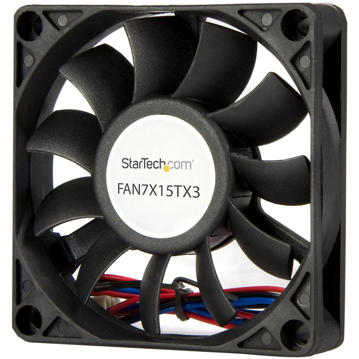 StarTech.com Replacement 70mm Ball Bearing CPU Case Fan - TX3 Connector - Case fan - 70 mm - black — FAN7X15TX3