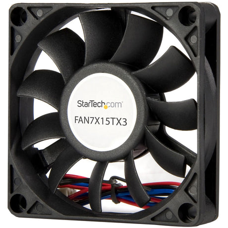 StarTech.com Replacement 70mm Ball Bearing CPU Case Fan - TX3 Connector - Case fan - 70 mm - black — FAN7X15TX3