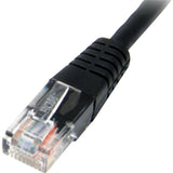 StarTech.com 25 ft Black Molded Cat5e UTP Patch Cable — M45PATCH25BK
