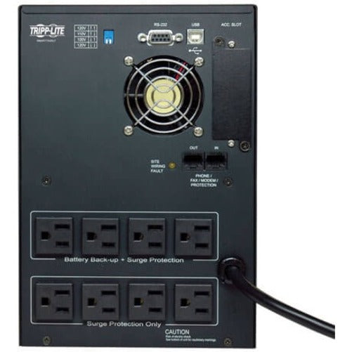 Eaton Tripp Lite Series SmartPro 120V 750VA 500W Line-Interactive Sine Wave UPS, Tower, Network Card Options, USB, DB9 Serial — SMART750SLT