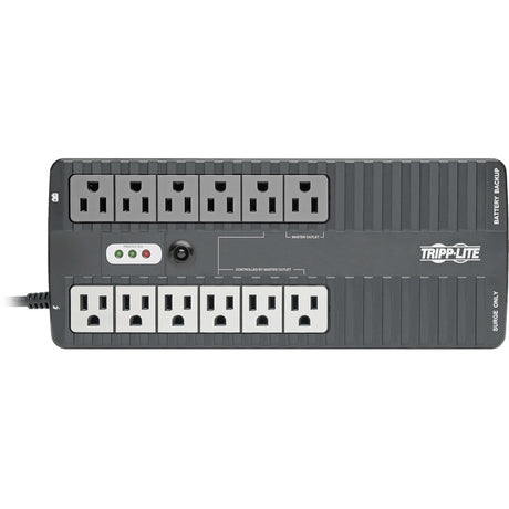 Eaton Tripp Lite Series 750VA 450W Standby UPS - 12 NEMA 5-15R Outlets, 120V, 50/60 Hz, 5-15P Plug, ENERGY STAR, Desktop/Wall — ECO750UPS