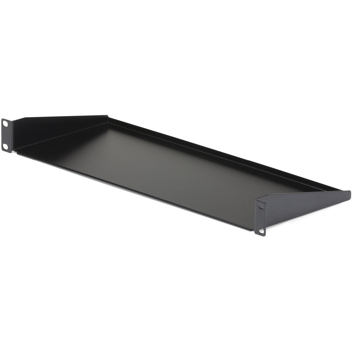 StarTech.com 1U Server Rack Shelf, Universal Rack Mount Cantilever Tray for 19" Network Equipment Rack, Heavy Duty Steel, 7" (17.8cm) Deep — CABSHELF1U