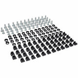 Eaton Tripp Lite Series SmartRack Square Hole Hardware Kit with 50 pcs 12-24 screws and washers — SRCAGENUTS1224