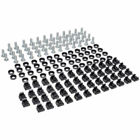 Eaton Tripp Lite Series SmartRack Square Hole Hardware Kit with 50 pcs 12-24 screws and washers — SRCAGENUTS1224