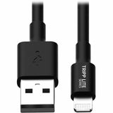 Eaton Tripp Lite Series USB-A to Lightning Sync/Charge Cable (M/M) - MFi Certified, Black, 3 ft. (0.9 m) — M100-003-BK