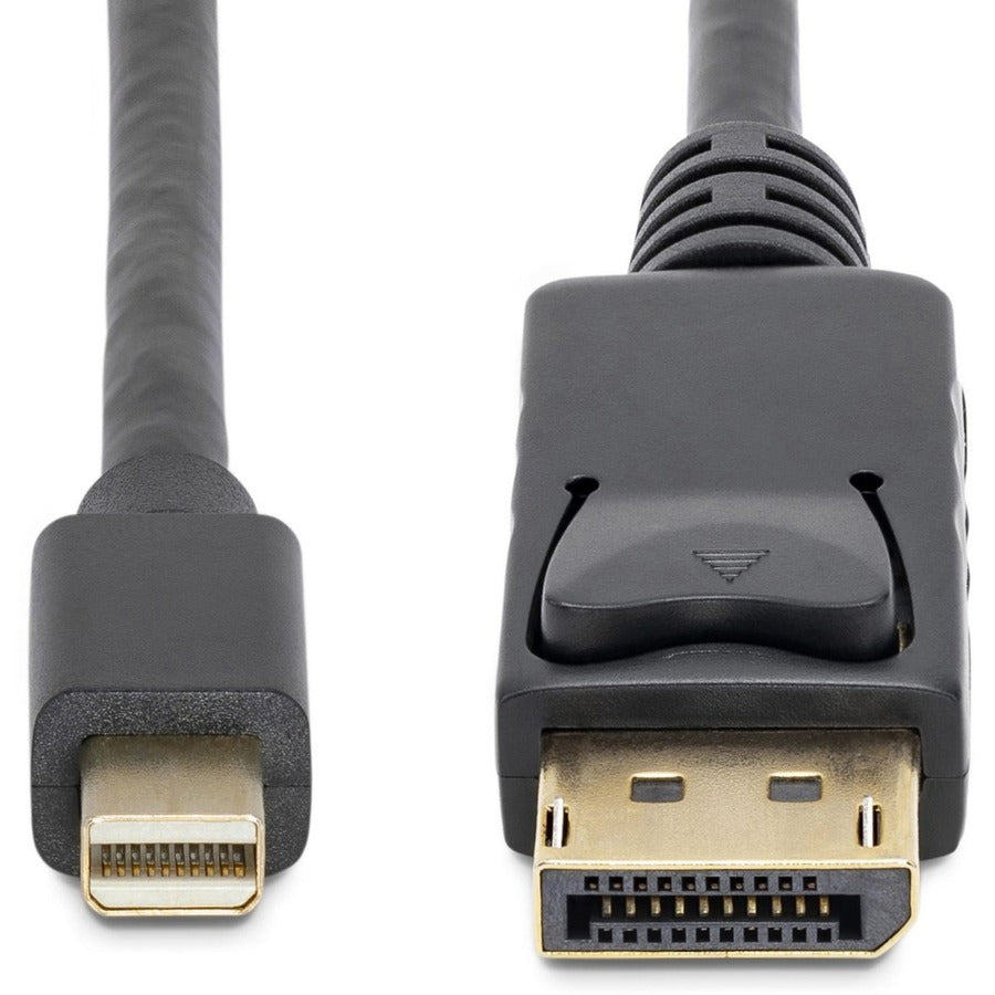 StarTech.com 3ft (1m) Mini DisplayPort to DisplayPort 1.2 Cable, 4K x 2K mDP to DisplayPort Adapter Cable, Mini DP to DP Cable for Monitor — MDP2DPMM3