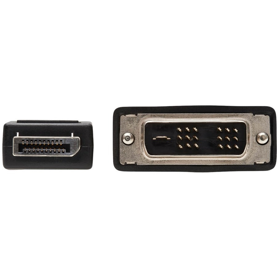 Eaton Tripp Lite Series DisplayPort to DVI Adapter Cable (DP with Latches to DVI-D Single Link M/M), 6 ft. (1.8 m) — P581-006