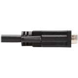 Eaton Tripp Lite Series DisplayPort to DVI Adapter Cable (DP with Latches to DVI-D Single Link M/M), 6 ft. (1.8 m) — P581-006