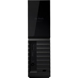 WD My Book 8TB USB 3.0 desktop hard drive with password protection and auto backup software — WDBBGB0080HBK-NESN