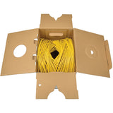 Eaton Tripp Lite Series Cat5e 350 MHz Solid Core (UTP) PVC Bulk Ethernet Cable - Yellow, 1000 ft. (304.8 m), TAA — N022-01K-YW