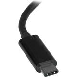 StarTech.com USB C to Gigabit Ethernet Adapter - Thunderbolt 3 - 10/100/1000Mbps - Black — US1GC30B
