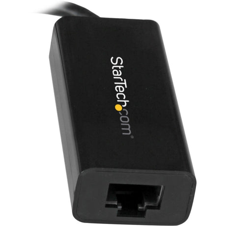 StarTech.com USB C to Gigabit Ethernet Adapter - Thunderbolt 3 - 10/100/1000Mbps - Black — US1GC30B