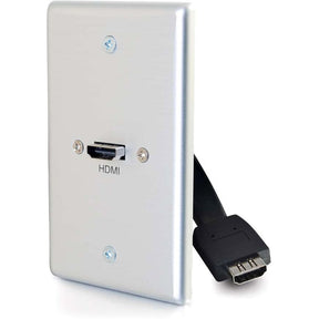C2G HDMI Wall Plate - Single Gang — 39870