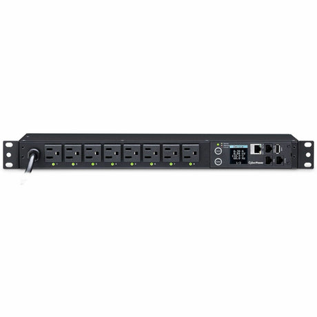 CyberPower PDU81001 100 - 120 VAC 15A Switched Metered-by-Outlet PDU — PDU81001