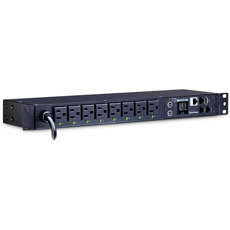 CyberPower PDU81001 100 - 120 VAC 15A Switched Metered-by-Outlet PDU — PDU81001