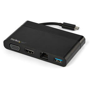 StarTech.com USB C Multiport Adapter with HDMI, VGA, Gb Ethernet & USB - USB C to 4K HDMI or 1080p VGA Adapter Mini Dock Hub - Travel Dock — DKT30CHVCM
