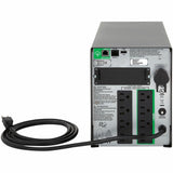 APC Smart-UPS, Line Interactive, 1000VA, Tower, 120V, 8x NEMA 5-15R outlets, SmartConnect Port+SmartSlot, AVR, LCD — SMT1000C