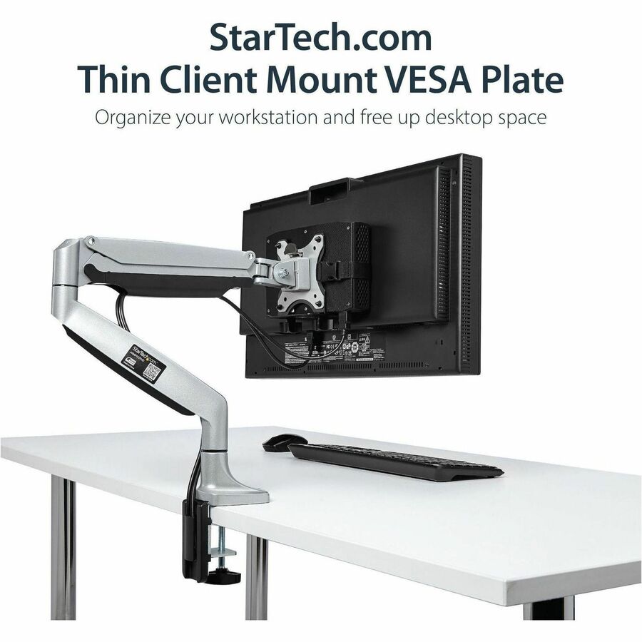 StarTech.com Thin Client Mount - VESA Mounting Bracket - Under Desk Computer Mount - Thin Client PC Monitor Mount — ACCSMNT