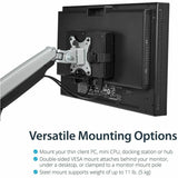 StarTech.com Thin Client Mount - VESA Mounting Bracket - Under Desk Computer Mount - Thin Client PC Monitor Mount — ACCSMNT