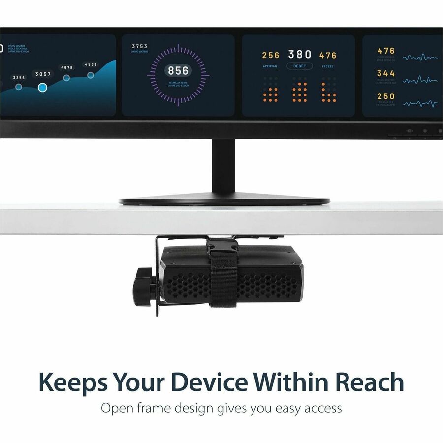 StarTech.com Thin Client Mount - VESA Mounting Bracket - Under Desk Computer Mount - Thin Client PC Monitor Mount — ACCSMNT