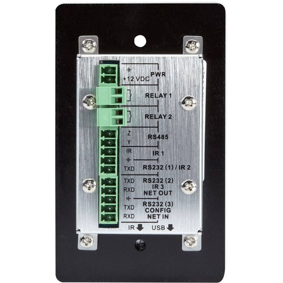 Black Box Wallplate Control Panel - RS-232, 8-Button — AVS-CTRL8