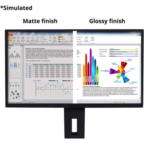 ViewSonic 23.8" Privacy Filter Screen Protector for Widescreen (16:9) LCD Monitor Lightweight Anti-glare and Anti-scratch, Black. 20 screen protectors per master pack. — VSPF2380