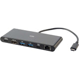 C2G USB-C 6-in-1 Dual Display Docking Station - 60W Power Supply, HDMI, Ethernet, USB, 3.5mm Audio and Power Delivery - 4K 30Hz — 28845
