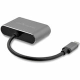 StarTech.com USB C to VGA and HDMI Adapter - Aluminum - USB-C Multiport Adapter - 6 in / 15.24 cm Built-In Cable — CDP2HDVGA