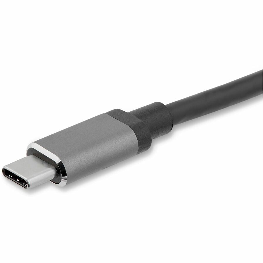 StarTech.com USB C to VGA and HDMI Adapter - Aluminum - USB-C Multiport Adapter - 6 in / 15.24 cm Built-In Cable — CDP2HDVGA
