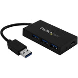 StarTech.com 4 Port USB 3.0 Hub - USB Type-A to 1x USB-C & 3x USB-A SuperSpeed 5Gbps - USB Bus Powered - Portable/Laptop USB 3.2 Gen 1 Hub — HB30A3A1CFB