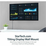 StarTech.com Flat Screen TV Wall Mount - Tilting - For 32" to 75" TVs - Steel - VESA TV Mount - Monitor Wall Mount — FLATPNLWALL