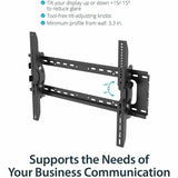 StarTech.com Flat Screen TV Wall Mount - Tilting - For 32" to 75" TVs - Steel - VESA TV Mount - Monitor Wall Mount — FLATPNLWALL