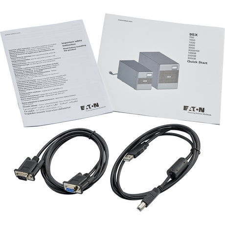 Eaton 9SX 1000VA 900W 120V Online Double-Conversion UPS - 6 NEMA 5-15R Outlets, Cybersecure Network Card Option, Extended Run, Tower — 9SX1000