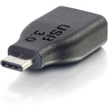 C2G USB 3.0 (USB 3.1 Gen 1) USB-C&reg; to USB-A Adapter Converter M/F - Black — 28868