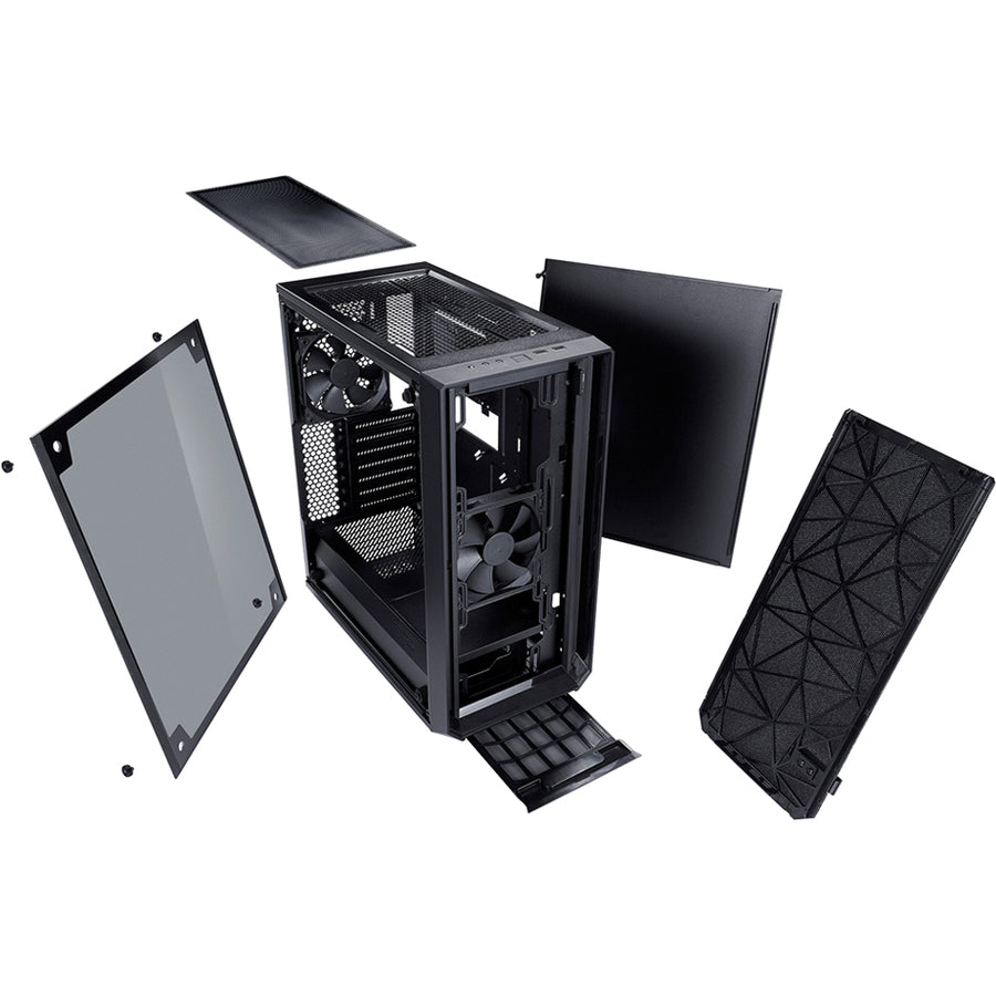 Fractal Design Meshify C Window Computer Case — FD-CA-MESH-C-BKO-TG