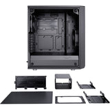 Fractal Design Meshify C Window Computer Case — FD-CA-MESH-C-BKO-TG
