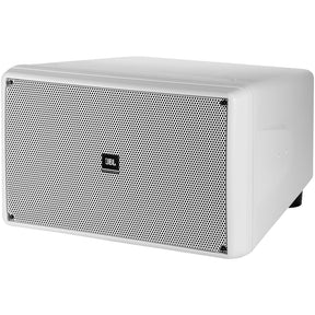 JBL Professional CONTROL SB2210 Outdoor Ceiling Mountable, Floor Standing, Wall Mountable Woofer - 500 W RMS - White — CONTROL SB2210-WH