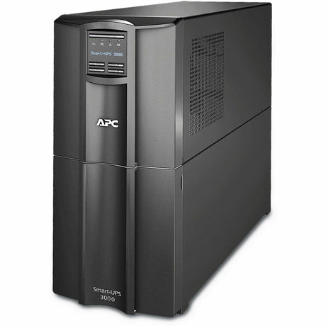 APC Smart-UPS, Line Interactive, 3kVA, Tower, 120V, 8 NEMA 5-15R+2 NEMA 5-20R outlets, SmartConnect Port+SmartSlot, AVR, LCD — SMT3000C