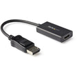 StarTech.com DisplayPort to HDMI Adapter, 4K 60Hz HDR10 Active DisplayPort 1.4 to HDMI 2.0b Converter, Latching DP Connector, DP to HDMI — DP2HD4K60H