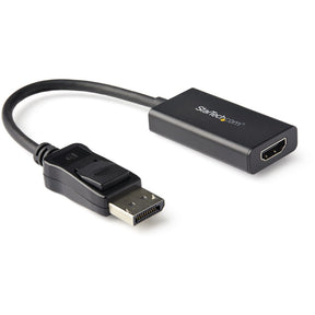 StarTech.com DisplayPort to HDMI Adapter, 4K 60Hz HDR10 Active DisplayPort 1.4 to HDMI 2.0b Converter, Latching DP Connector, DP to HDMI — DP2HD4K60H