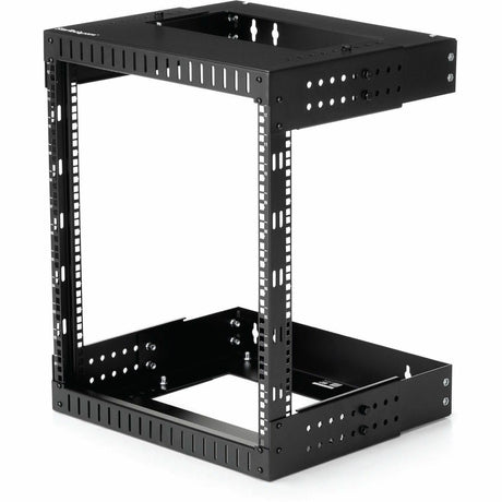 StarTech.com 2-Post 12U Heavy-Duty Wall Mount Network Rack, 19" Open Frame Server Rack with Adjustable Depth, Data Rack for IT Equipment~ — RK12WALLOA
