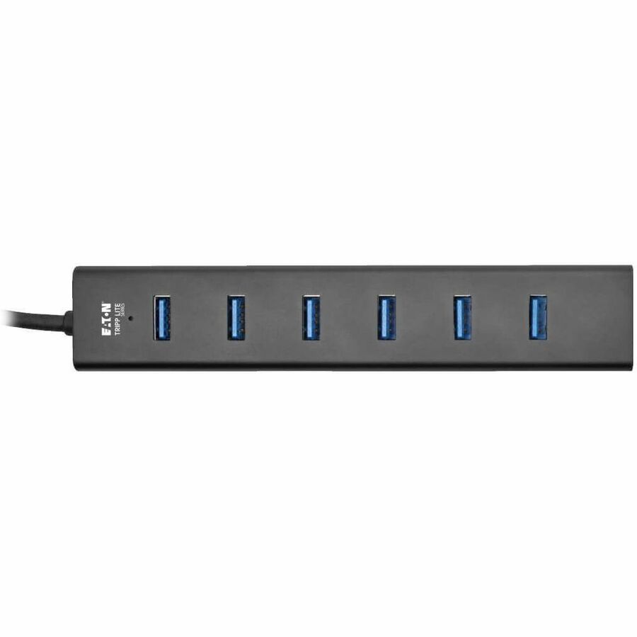 Eaton Tripp Lite Series 7-Port Portable USB 3.x (5Gbps) Mini Hub, Aluminum — U360-007-AL
