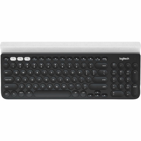 Logitech K780 Multi-Device Wireless Keyboard for Windows, Wireless 2.4GHz, Bluetooth, Smartphone and Tablet Cradle — 920-008149