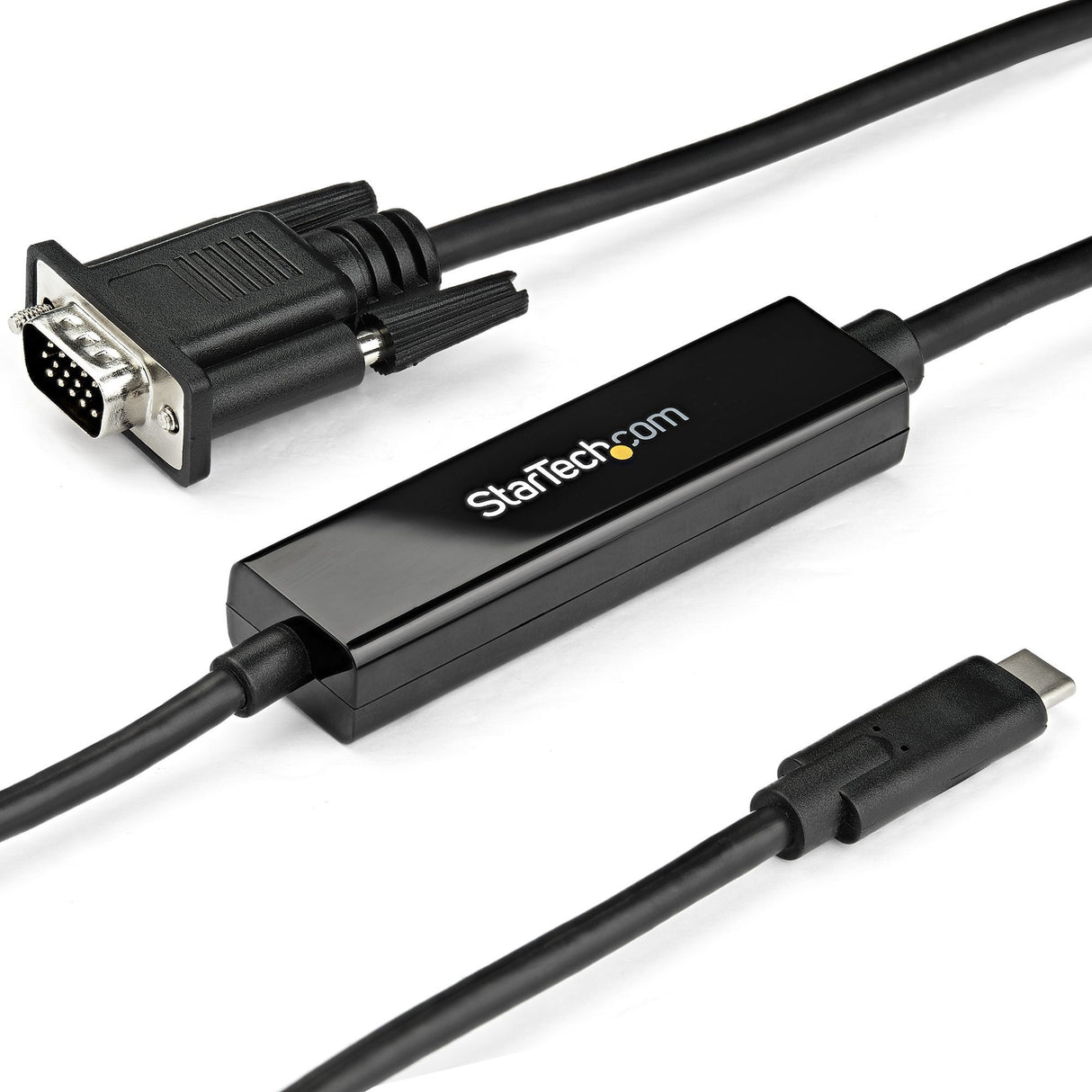 StarTech.com 3ft/1m USB C to VGA Cable - 1920x1200/1080p USB Type C DP Alt Mode to VGA Video Monitor Adapter Cable -Works w/ Thunderbolt 3 — CDP2VGAMM1MB