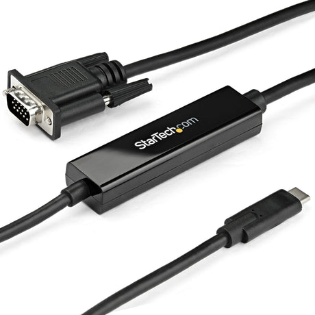 StarTech.com 3ft/1m USB C to VGA Cable - 1920x1200/1080p USB Type C DP Alt Mode to VGA Video Monitor Adapter Cable -Works w/ Thunderbolt 3 — CDP2VGAMM1MB